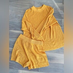 Malibu surf set solid, size small orange